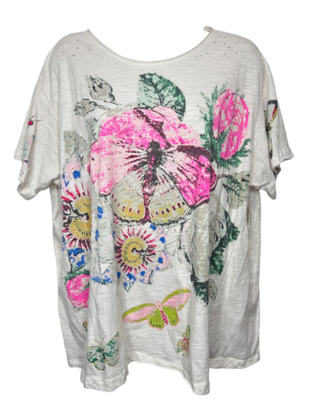 Magnolia Pearl Butterfly Garden Tee